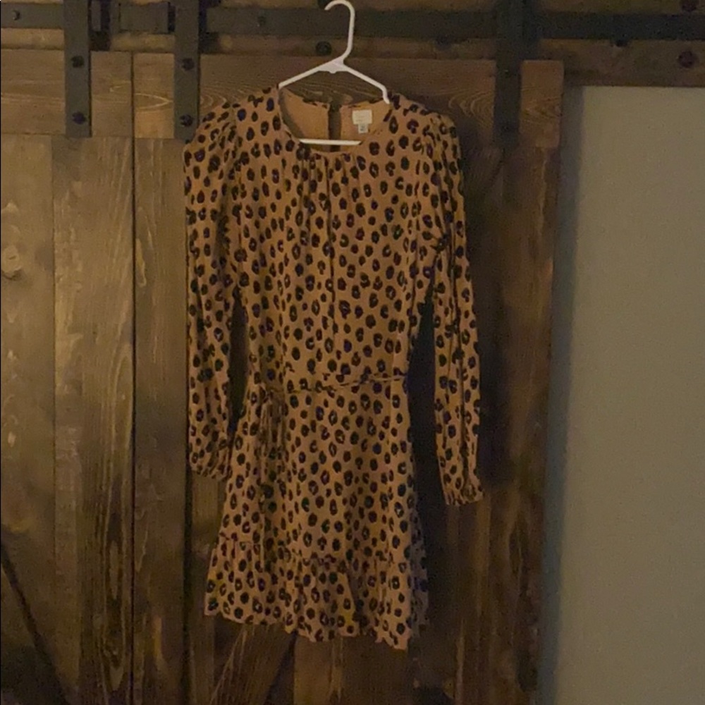 Cheetah print dress